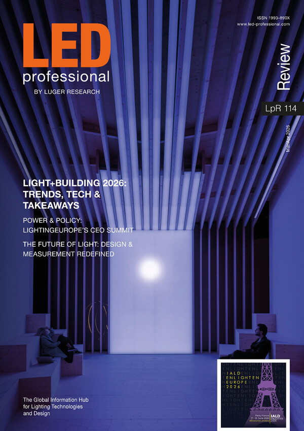 LED Professional magazine cover